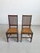 Oak and Cane Dining Chairs by Hans Vollmer for Prag-Rudniker Wickerwork, 1902, Set of 2 1