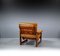 Mahogany & Leather Lounge Armchair by Coja, 1981, Image 7