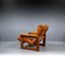 Mahogany & Leather Lounge Armchair by Coja, 1981, Image 12