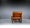 Mahogany & Leather Lounge Armchair by Coja, 1981 9