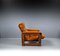 Mahogany & Leather Lounge Armchair by Coja, 1981 4