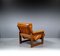 Mahogany & Leather Lounge Armchair by Coja, 1981 6