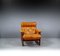 Mahogany & Leather Lounge Armchair by Coja, 1981, Image 2