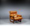 Mahogany & Leather Lounge Armchair by Coja, 1981, Image 3