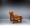 Mahogany & Leather Lounge Armchair by Coja, 1981 5