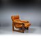 Mahogany & Leather Lounge Armchair by Coja, 1981 1