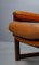 Lounge Chair in Mahogany and Cognac Leather by Coja, 1980s, Image 24