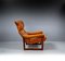 Lounge Chair in Mahogany and Cognac Leather by Coja, 1980s, Image 13