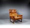 Lounge Chair in Mahogany and Cognac Leather by Coja, 1980s, Image 10