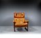 Fauteuil en Acajou et Cuir Cognac par Coja, 1980s 9