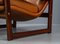 Lounge Chair in Mahogany and Cognac Leather by Coja, 1980s, Image 26
