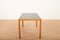 Tavolino in legno, linoleum verde e alluminio di Max Ernst Haefeli per Living Needs, anni '40, Immagine 6