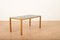 Club Table de madera, linóleo verde y aluminio de Max Ernst Haefeli para Living Needs, años 40, Imagen 1