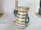 Ceramic Jug or Pitcher with White Bue Yellow Color Gubbio, Italy, 1960s 9