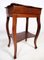 Antique Side Table with Shelf in Mahogany, 1880s, Image 6