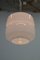 Lámpara colgante Mid-Century de vidrio opalino, años 60, Imagen 3