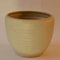 Large Cream White Ceramic Studio Pottery Plant Pots from Mobach 1980s, Set of 4 9