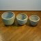 Large Cream White Ceramic Studio Pottery Plant Pots from Mobach 1980s, Set of 4 13