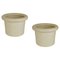 Large Cream Studio Pottery Planters by Piet Knepper for Mobach, 1980s, Set of 2, Image 1