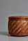 Basketball Handmade Braided Birch Bark Basket, Hemslöjd, Sweden, 1951, Image 6