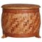 Basketball Handmade Braided Birch Bark Basket, Hemslöjd, Sweden, 1951 1