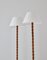 Scandinavian Cabinetmaker Floor Lamps in Turned Oakwood, 1950s, Set of 2 6