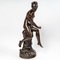 Sculpture Woman Sitting on a Rock attributed to Léon Pilet 6