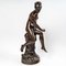 Sculpture Woman Sitting on a Rock attributed to Léon Pilet, Image 6