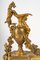 Louis XVI Andirons aus Vergoldeter Bronze, 2er Set 4
