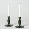 Scandinavian Modern Bronze Candlesticks from GAB, 1930s, Set of 2, Image 2