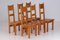 Dining Chairs by Roland Wilhelmsson for Karl Andersson & Söner, 1970s, Set of 6 6