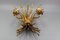 Hollywood Regency Style Sheaf Sconce in Gilt Metal, 1960s, Image 16