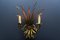 Hollywood Regency Style Sheaf Sconce in Gilt Metal, 1960s 14