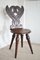 Scandinavian Folk Art Wooden Chair 4