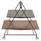 Italian Serving Bar Cart in Wood and Metal by Ico Parisi for MIM Roma, 1960s 14