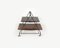 Italian Serving Bar Cart in Wood and Metal by Ico Parisi for MIM Roma, 1960s 9