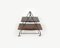 Italian Serving Bar Cart in Wood and Metal by Ico Parisi for MIM Roma, 1960s, Image 9