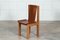 French Brutalist Elm & Leather Chairs by Roland Haeusler, 1980s, Set of 8 9