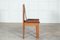 French Brutalist Elm & Leather Chairs by Roland Haeusler, 1980s, Set of 8 12