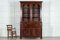 Large Regency Mahogany English Glazed Secretaire Bookcase, 1820s 4
