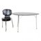 Egg Table and Ant Chairs by Arne Jacobsen for Fritz Hansen, 2000s, Set of 4 2