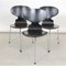 Egg Table and Ant Chairs by Arne Jacobsen for Fritz Hansen, 2000s, Set of 4 11