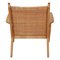 CH-27 Lounge Chair in Oak by Hans Wegner for Carl Hansen & Søn, 1960s, Image 3