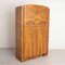 British Art Deco Wardrobe in Figured and Banded Walnut, 1930, Image 3