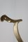 Art Nouveau Clothes Hook from Brass, 1900s, Set of 5 4