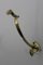 Art Nouveau Clothes Hook from Brass, 1900s, Set of 5, Image 8