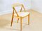 Model 31 Chairs by Kai Kristensen in Oak for Schou Andersen, 1950s, Set of 4 3
