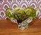 Flower Murano Glass Bowl in Green Yellow Brown, 1960s 3