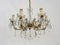 Chandelier Marie Thérèse in Brass and Glass, 1950s 5