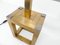 Brass Cubic Table Lamp, 1980s 7